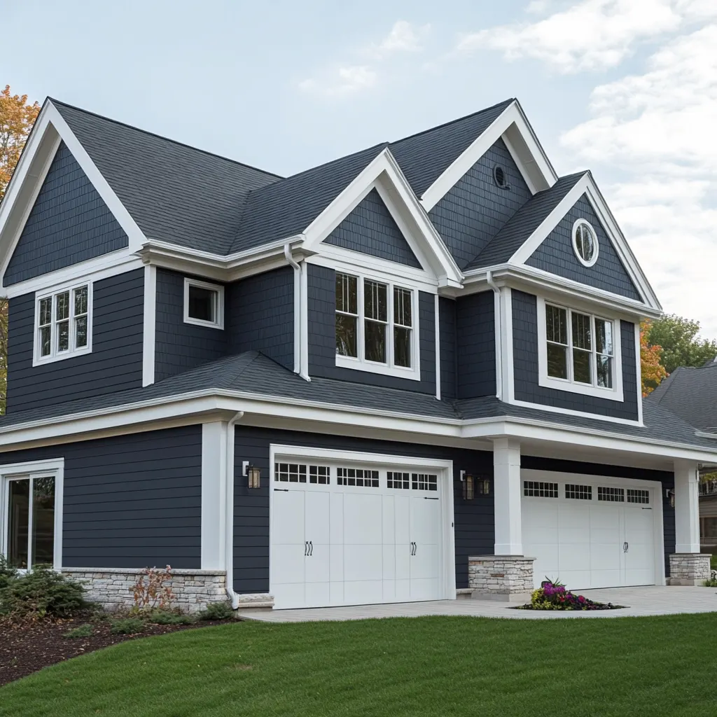 Custom color seamless gutter chicago - B&B Roofing and Exteriors