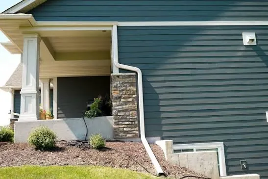 Downspout disconection fix chicago il - B&B Roofing and Exteriors