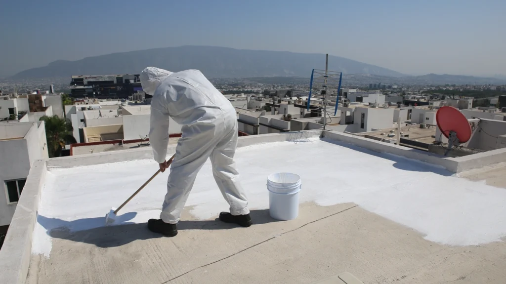 Flat Roof coating in chicago illinois - B&B Home Exterior