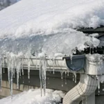 Galvanized Gutter installation chicago snow - B&B Roofing and Exteriors