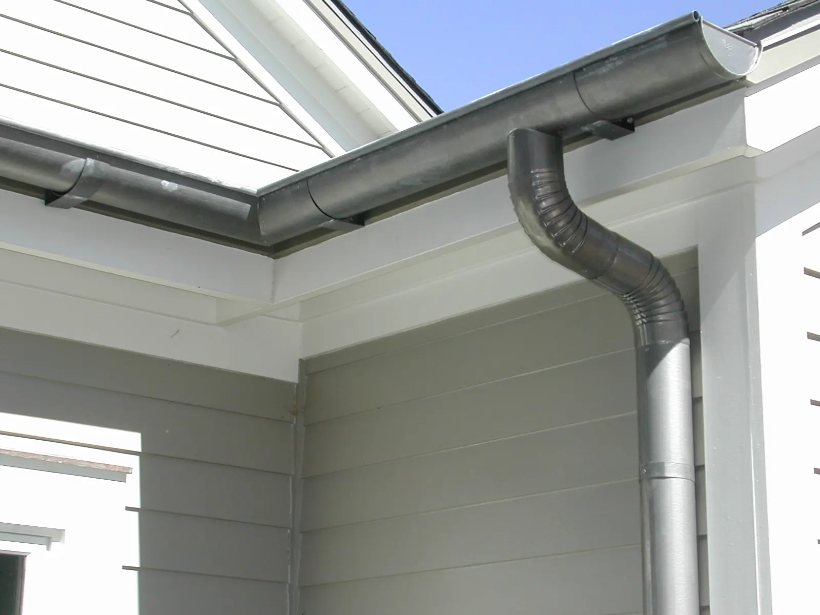 Galvanized Gutter maintenance chicago illinois- B&B Roofing and Exteriors