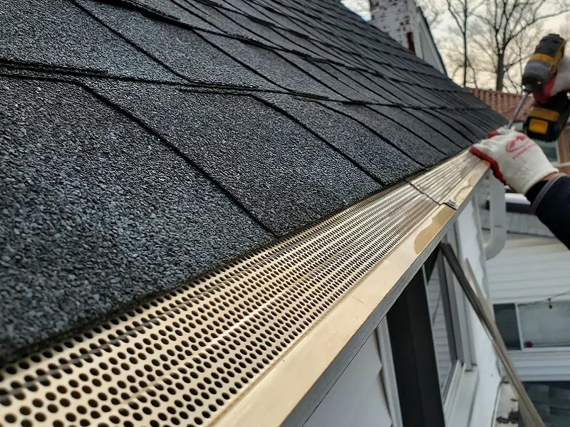 Leaf Guards installation chicago illinois - B&B Roofing and Exteriors