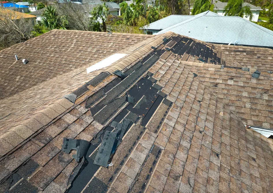 Missing Shingles repair in chicago illinois - B&B Roofing and Exteriors
