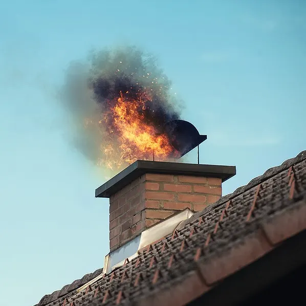 Reduce Spark in chimney - B&B Roofing and Exteriors
