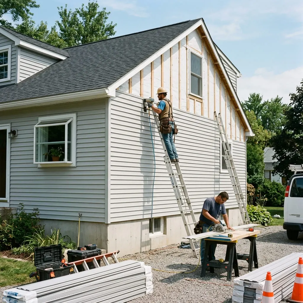 Siding Installation in chicago illinois - B&B Roofing and Exteriors